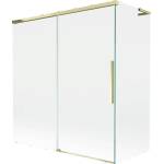 Mexen Rox L плъзгащ се душ параван 2-крила 150 + 70 x 150 см, прозрачен, златист - 8C9L-150-070-50-00 (8C9L-150-070-50-00)