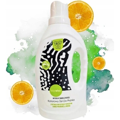 Klareko Color prací gel Sladký pomeranč a Levandule 1000 ml