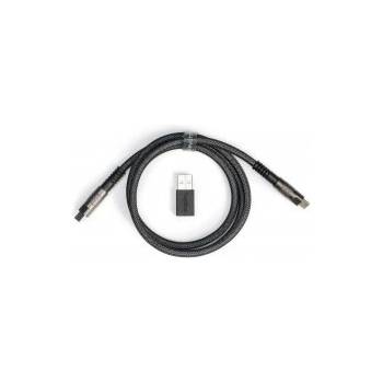 Keychron Cable Double-Sleeved Geek USB-C Black (CAB-21)
