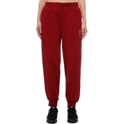 PUMA x Vogue Relaxed Fit Sweatpants Red - S