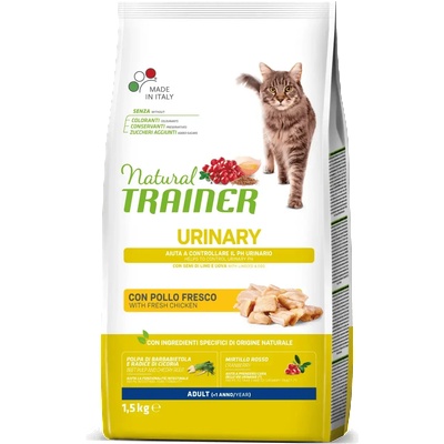 Natural Trainer Cat Urinary с пилешко - 1.5кг