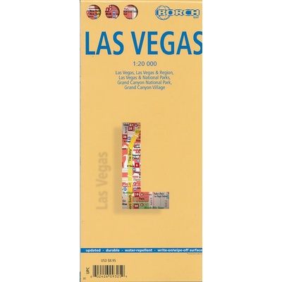 plán Las Vegas 1:20 t. laminovaný
