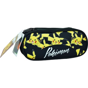 GIM Овален несесер GIM Pokemon - Pikachu, 2 ципа (316-11144)