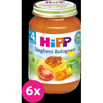 HiPP BIO Špagety v boloňské omáčce 6 x 190 g