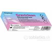 Graviclean těhotenský test Proužky 3 ks