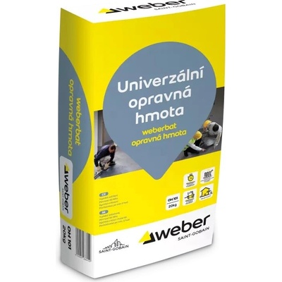 Weber Opravná hmota 1-20mm Weberbat 20 kg