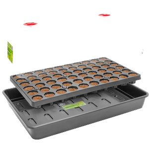 ROOT! T ROOTiT Dry Peat Free 60 Комплект Мини оранжерия с тавичка със субстрат 60 гнезда (61120102)
