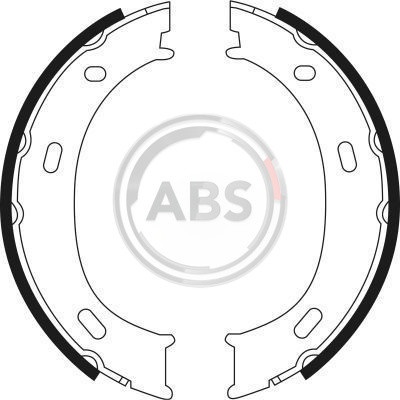 A.B.S. Sada brzd. čeľustí parkov. brzdy 9021