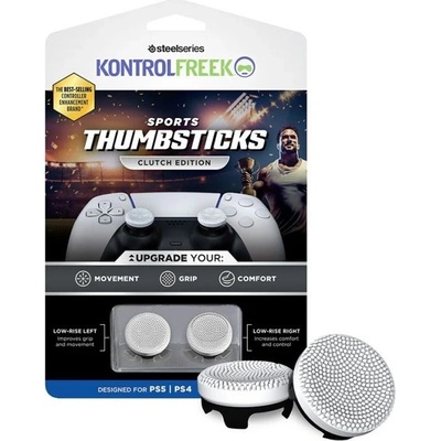 KontrolFreek Clutch (White) PS4/PS5 Extended Controller Grip Caps