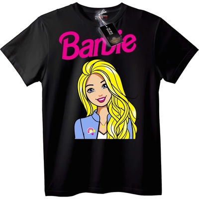 NOONEBRAND Тениска Barbie с иконичен дизайн - 6XL, White