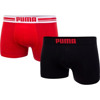 PUMA STRIPE 1515 BOXER 2P 907433 05 červené