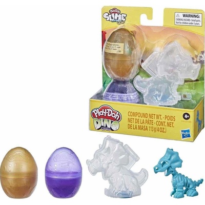 Hasbro Play-Doh Dinosaurie vajcia zlaté a fialové