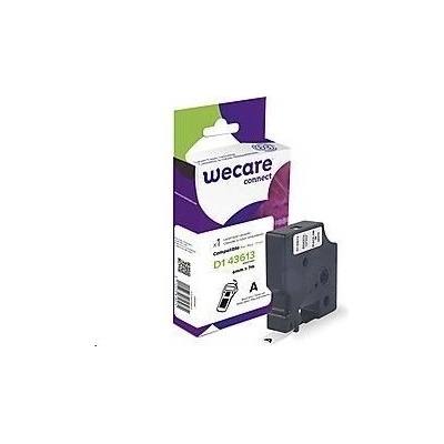 páska "wecare" DYMO S0720780, 43613 D1,Black/White,6mm*7m K80011W4