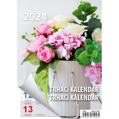 Týdenní trhací A5 Týždenný trhací A5 nástěnný 2024