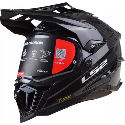 LS2 MX701 C Explorer Gloss Carbon