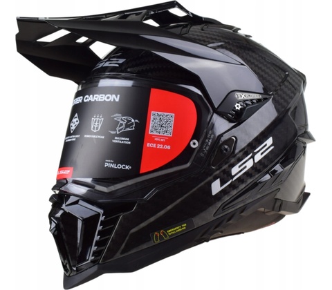 LS2 MX701 C Explorer Gloss Carbon