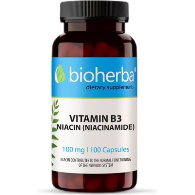 Bioherba Vitamin B3 | Niacin 100 mg [100 капсули]