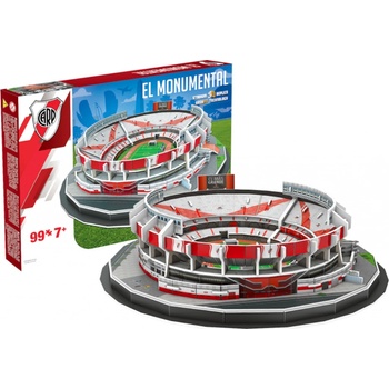 Nanostad 3D puzzle Štadión El Monumental CA River Plate 99 ks
