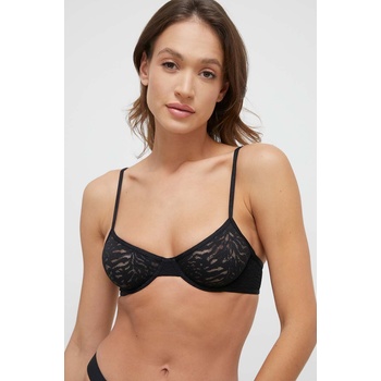 Calvin Klein Underwear Сутиен Calvin Klein Underwear в черно от дантела с изчистен дизайн 000QF7342E (000QF7342E)