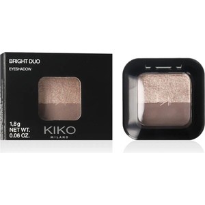 KIKO Bright Duo Eyeshadow 1, 8 g нюанс 12 Coral/Dark Brick