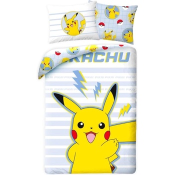 Halantex Детски спален комплект Halantex - Pokemon, Pikachu (POK-643BL)