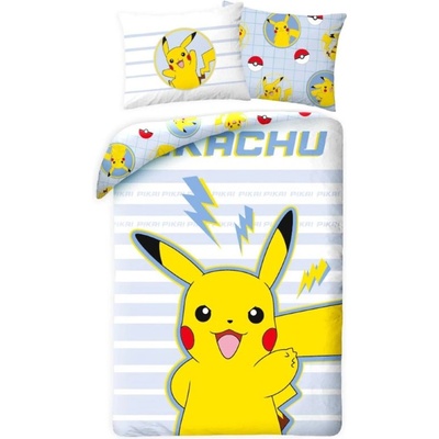 Halantex Детски спален комплект Halantex - Pokemon, Pikachu (POK-643BL)