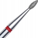 Staleks Diamantová fréza Kvapka červená 1,6 mm/4 mm FA40R016/4