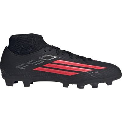 Adidas Детски футболни бутонки Adidas Kids' F50 Club Mid Cut F50 Firm Ground Football Boots - Black/Red