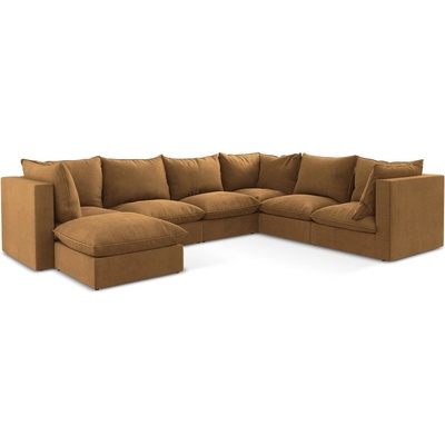 makamii Теракотен ъглов диван (десен ъгъл/U форма) Manao - Makamii (MANAO_UL_41_P1_C3)