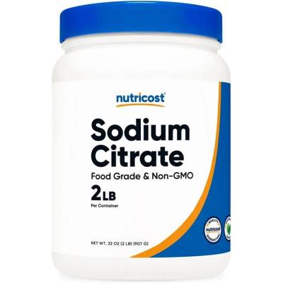 Nutricost Sodium Citrate, 907 g, Nutricost (67289 (377201) NC)