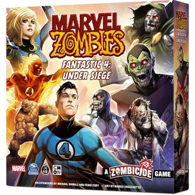 Разширение за настолна игра Marvel Zombies: A Zombicide Game - Fantastic 4: Under Siege (CMNMZB004)