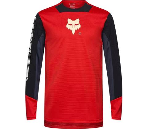 Fox Defend Elevated LS fluorescent red