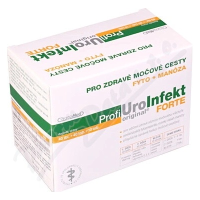 Pragomed ProfiUro Infekt FORTE tabliet 20 + tob.20 + tob.10