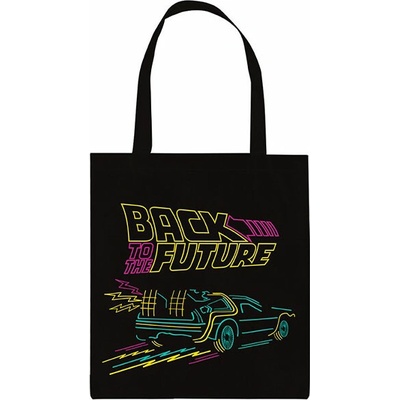 Abysse Corp Back to the Future Neon DeLorean Tote Bag