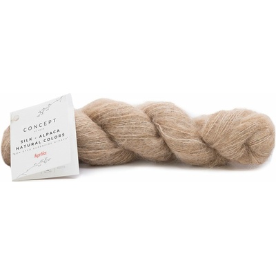 SILK ALPACA NATURAL COLORS Katia Farby SILK ALPACA NATURAL COLORS: 102 camel - VÝPREDAJ
