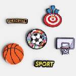 Goomby Текстилни емблеми Iron-On Sporty Cool 6 броя