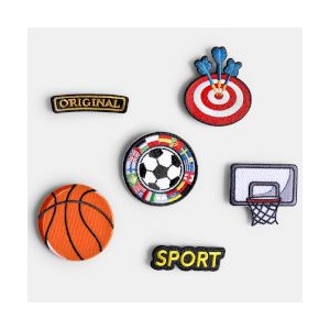 Goomby Текстилни емблеми Iron-On Sporty Cool 6 броя