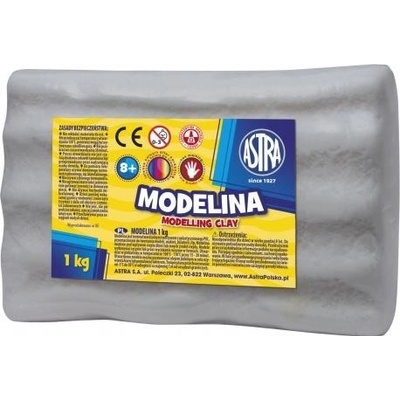 Astra Modelovacia hmota do rúry 1kg Sivá