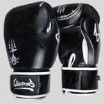 8Weapons Боксови Ръкавици 8 Weapons Sak Yant Big Tiger Black/Black - 16 oz