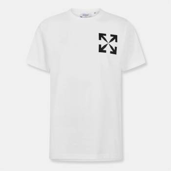 Off White Тениска Off White Men's Arrow Slim T-Shirt - White-Black