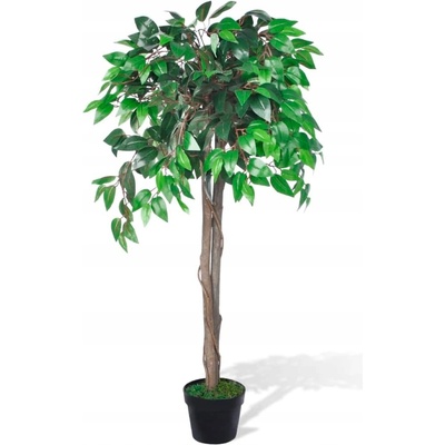 ZBXL Umělý fíkus (fíkovník) v květináči 110 cm