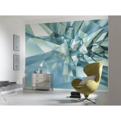 KOMAR 8-879 Papírové fototapety 3D Crystal Cave rozměr 368 cm x 254 cm