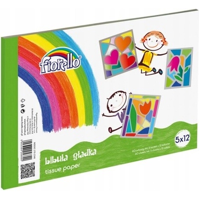 Hladký hodvábny papier Fiorello, viacfarebný