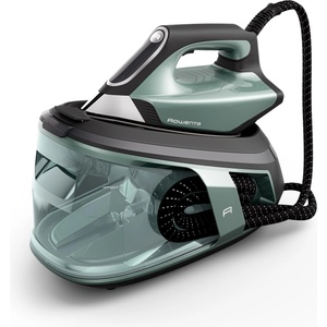 Rowenta Force Pro 500 Steam Ironing Station, 2800 W, 130 g/min variable steam output, steam boost of 600 g/min, energy-saving, Quicksteam technology, Eucalyptus/Black, VR9042F0 (VR9042F0) Ютии