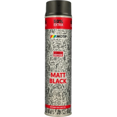 Motip Nitro-combi M Rallye 600 ml RAL9005 čierna