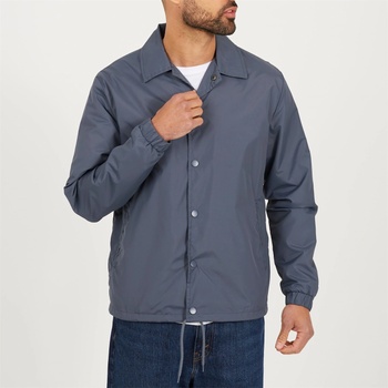 Brave Soul Яке Brave Soul Men's Lightweight Long Sleeve Coach Jacket - Steel Blue