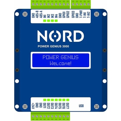 NORD Regulátor POWER GENIUS 3000 přetoku zelené elektrické energie 658