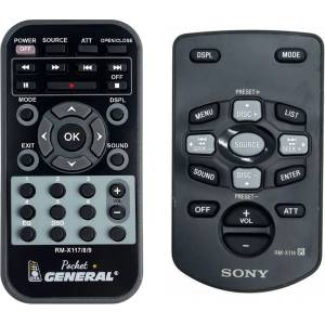 GENERAL Sony rm-x114 - дистанционно управление дубликат (rm-x114) Дистанционно