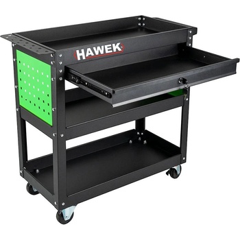 HAWEK Количка за инструменти, мобилна, 3 нива и 1 чекмедже, 830x350x750 мм, 150 кг, HAWEK HW-1191 (HW-1191)