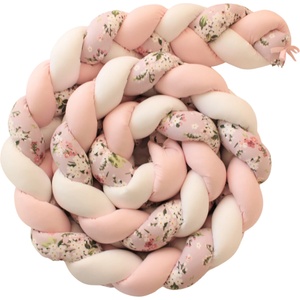 Blossom Bay Обиколник Blossom Bay - 330 cm, розов с цветчета (ob-3-L-1-22-33) - baby